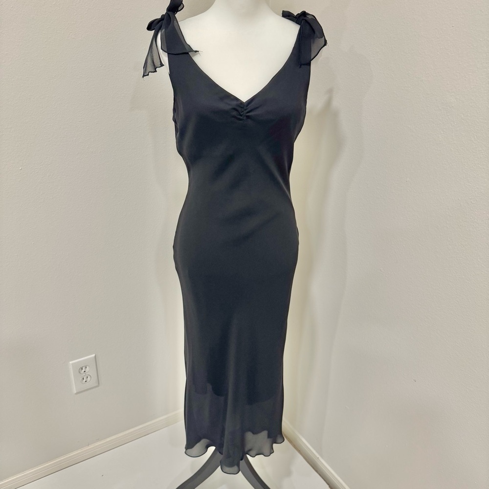 Charlotte Russe Vintage Y2K Maxi Dress Whimsigoth Dark Fairy Grunge Glam 11